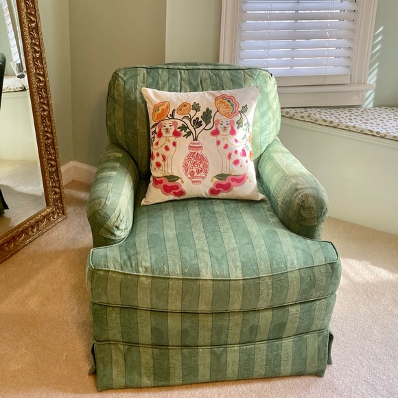 Staffordshire Dog Pillow Cover | Pink Chinoiserie - Picture 9 of 14